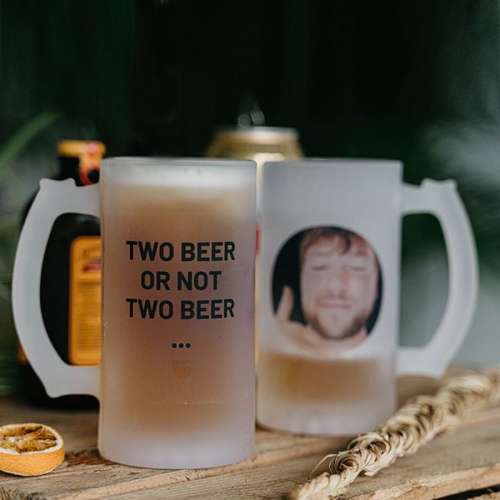 Personalisierbarer Bierkrug mit Foto und Text main product photo