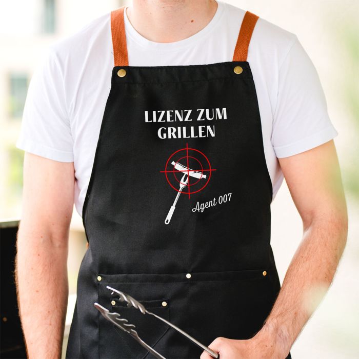 Lustige Kochschürze "Ich Brauche Keine Rezepte, Ich Bin Italiener" – Mit Taschen, Verstellbar