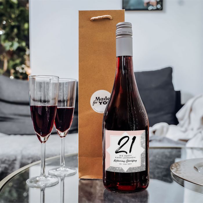 Personalisierbarer Secco mit Text main product photo