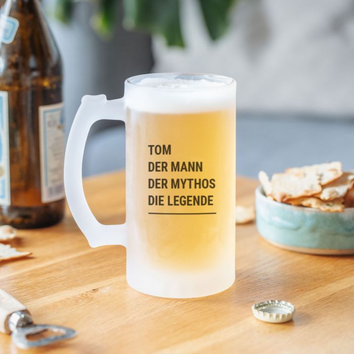 Geschenke für Männer personalisierbarer Bierkrug