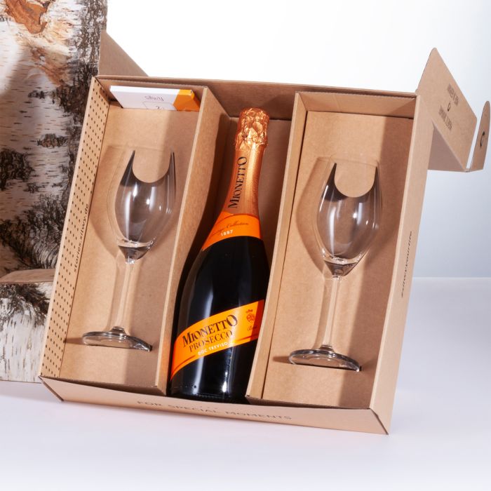 Geschenke für Paare Geschenkbox Perlende Freude Prosecco