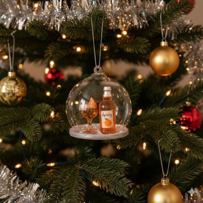 Aperol Spritz Weihnachtskugel Aperol Spritz Weihnachtskugel