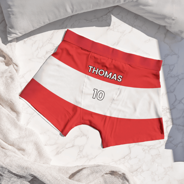 Personalisierbare Boxershorts zur WM mit Text