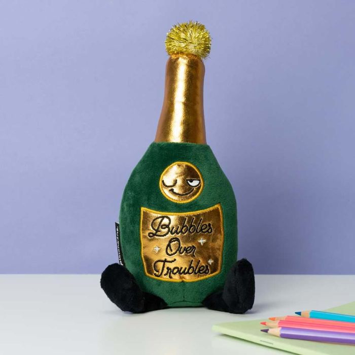 Champagner Plüschfigur