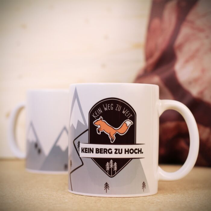 Personalisierbare Berg-Fuchs Tasse