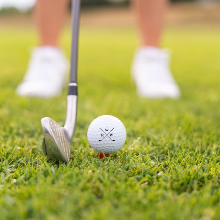 Personalisierbare Golfbälle mit Initialen