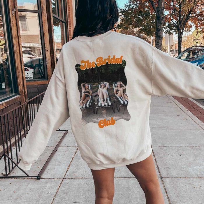Personalisierbarer Pullover mit Foto und Text
