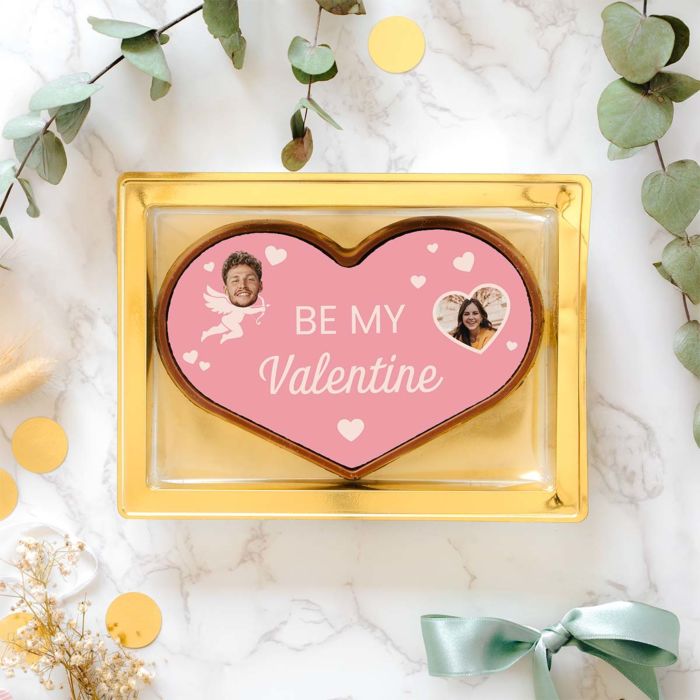 Personalisierte Herz Schokolade zum Valentinstag