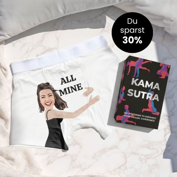 Geschenkset Boxershorts und Kamasutra Karten