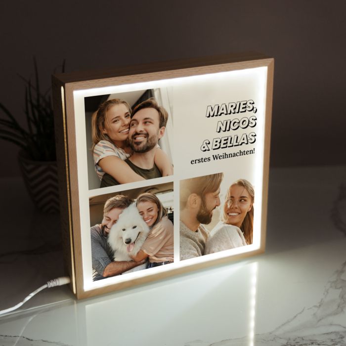 Geschenkideen Light Box mit Foto