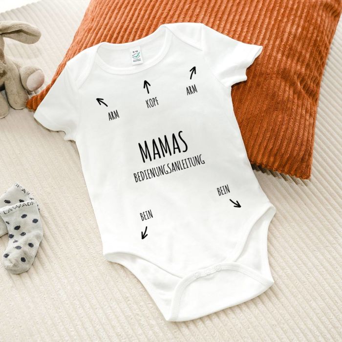 Personalisierbarer Baby Body Anleitung mit Name