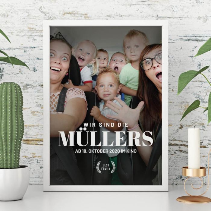 Personalisierbares Filmposter