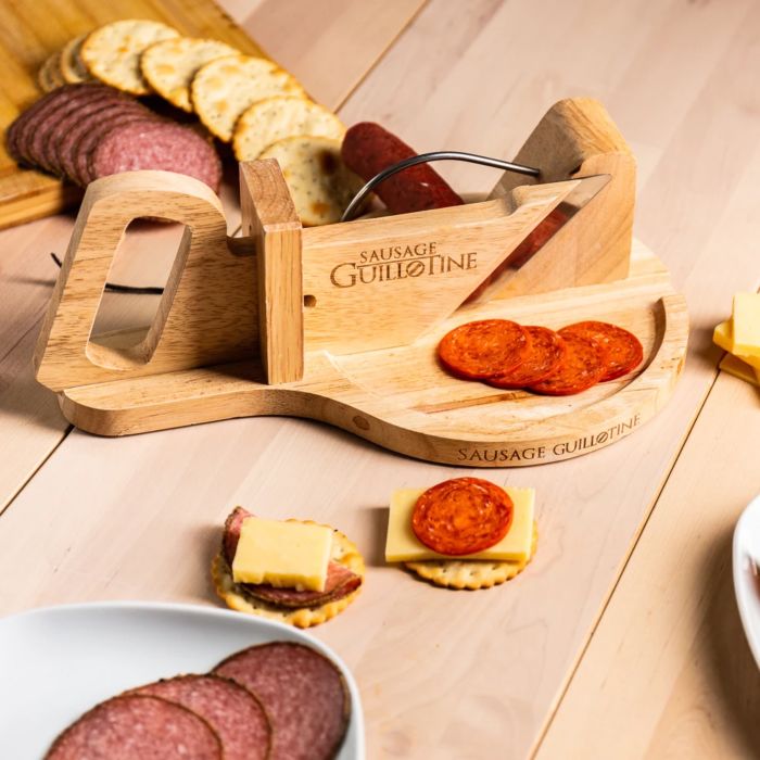 Geschenkidee Wurst Guillotine