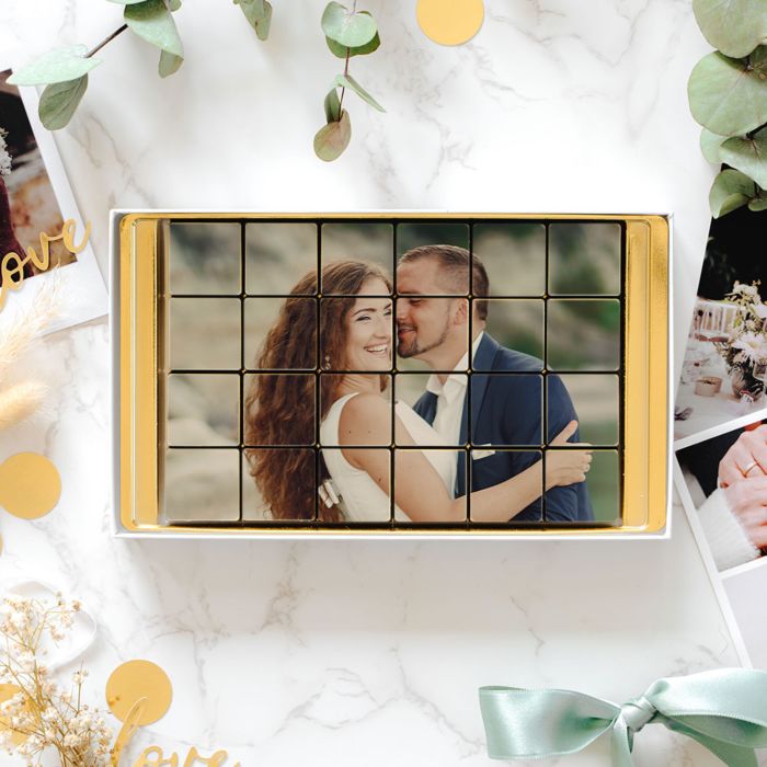Personalisierte Schokolade mit Foto - 24 Stücke