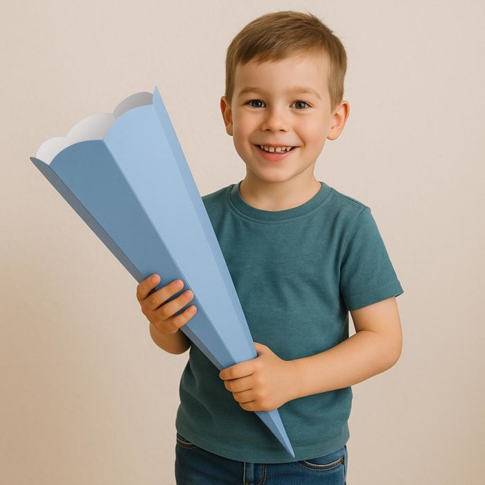 Schultüte Rohling Blau