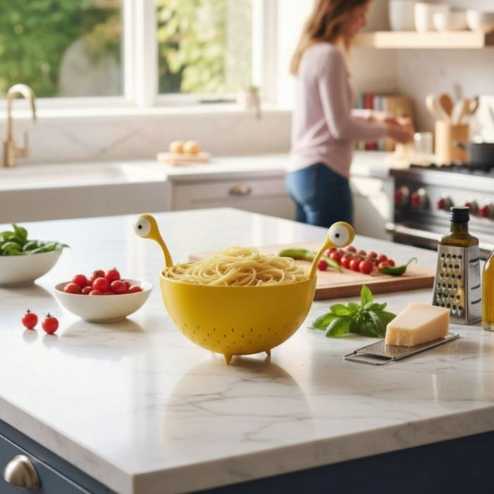 Fliegendes Spaghetti-Monster Nudelsieb