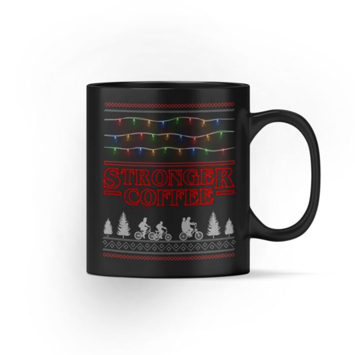 Stronger Coffee Temperaturempfindliche Tasse