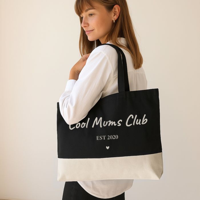 Personalisierbare Tasche mit Text und Symbol