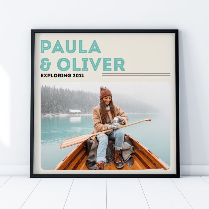 Personalisierbares Poster als Vinyl-Cover