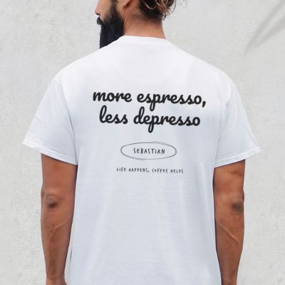 Personalisierbares T-Shirt mit Spruch und Name