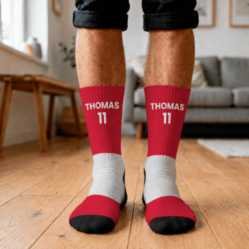 Personalisierbare WM Socken mit Text