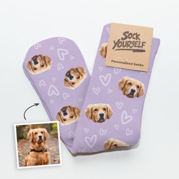 Personalisierbare Socken mit deinem Haustier
