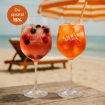 Geschenkset Aperol und Lillet Glas