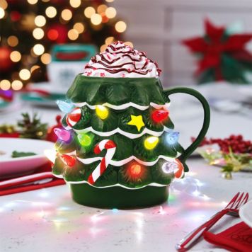 LED Weihnachtsbaum Tasse