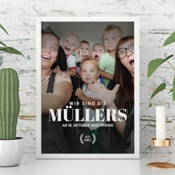 Personalisierbares Filmposter
