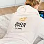 Personalisierbarer Bademantel mit Symbolen und Name