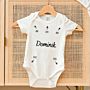 Personalisierbarer Baby Body Anleitung mit Name
