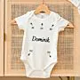 Personalisierbarer Baby Body Anleitung mit Name
