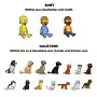 Personalisierbare Poster-Illustration Cartoon Familie