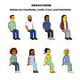 Personalisierbare Poster-Illustration Cartoon Familie