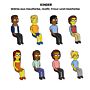 Personalisierbare Poster-Illustration Cartoon Familie