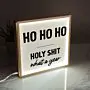 Personalisierbare Light Box mit Text