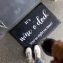 Personalisierbare Fußmatte mit Namen