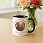 Personalisierbare Tasse mit Foto und 3 Zeilen