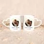 Personalisierbare Tasse mit Foto und 3 Zeilen