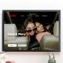 Personalisierbares Poster im Netflix-Style
