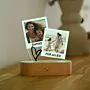 Personalisierbare LED-Lampe im Polaroid-Design