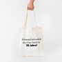 Personalisierbarer Jutebeutel mit Spruch