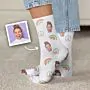 Personalisierbare Socken mit Gesicht und Hintergründen