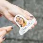 Personalisierbare Tattoos 4er Set mit Gesicht und Banner