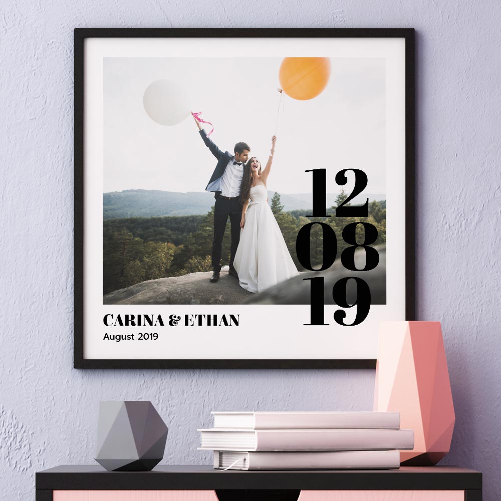 Poster mit Bild und Text