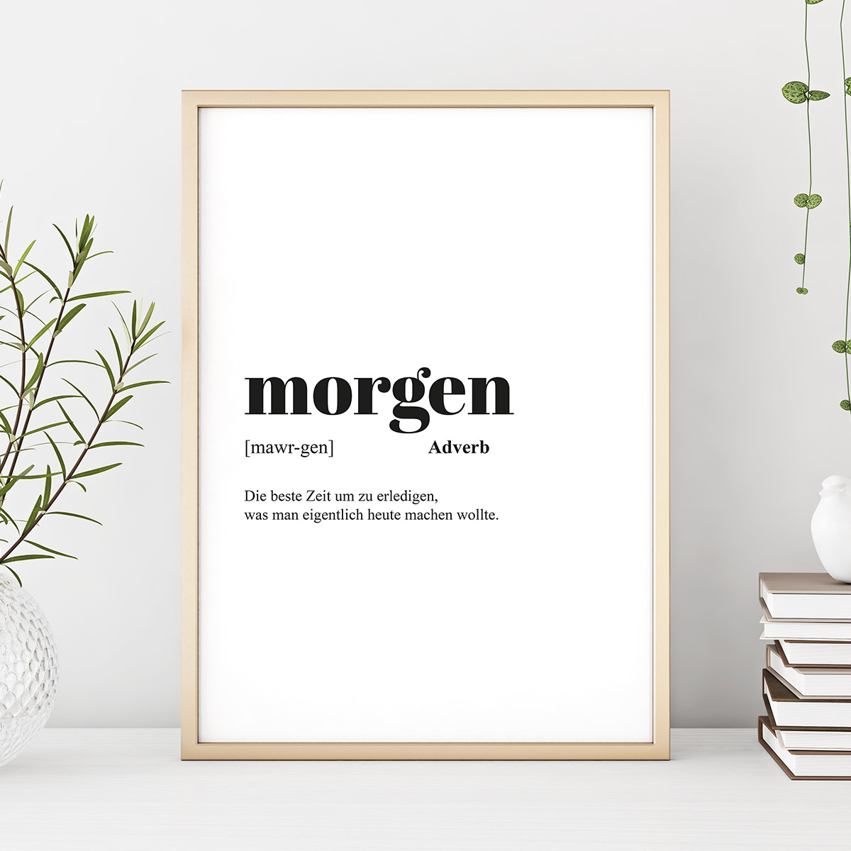 Personalisierbares Poster mit Definition
