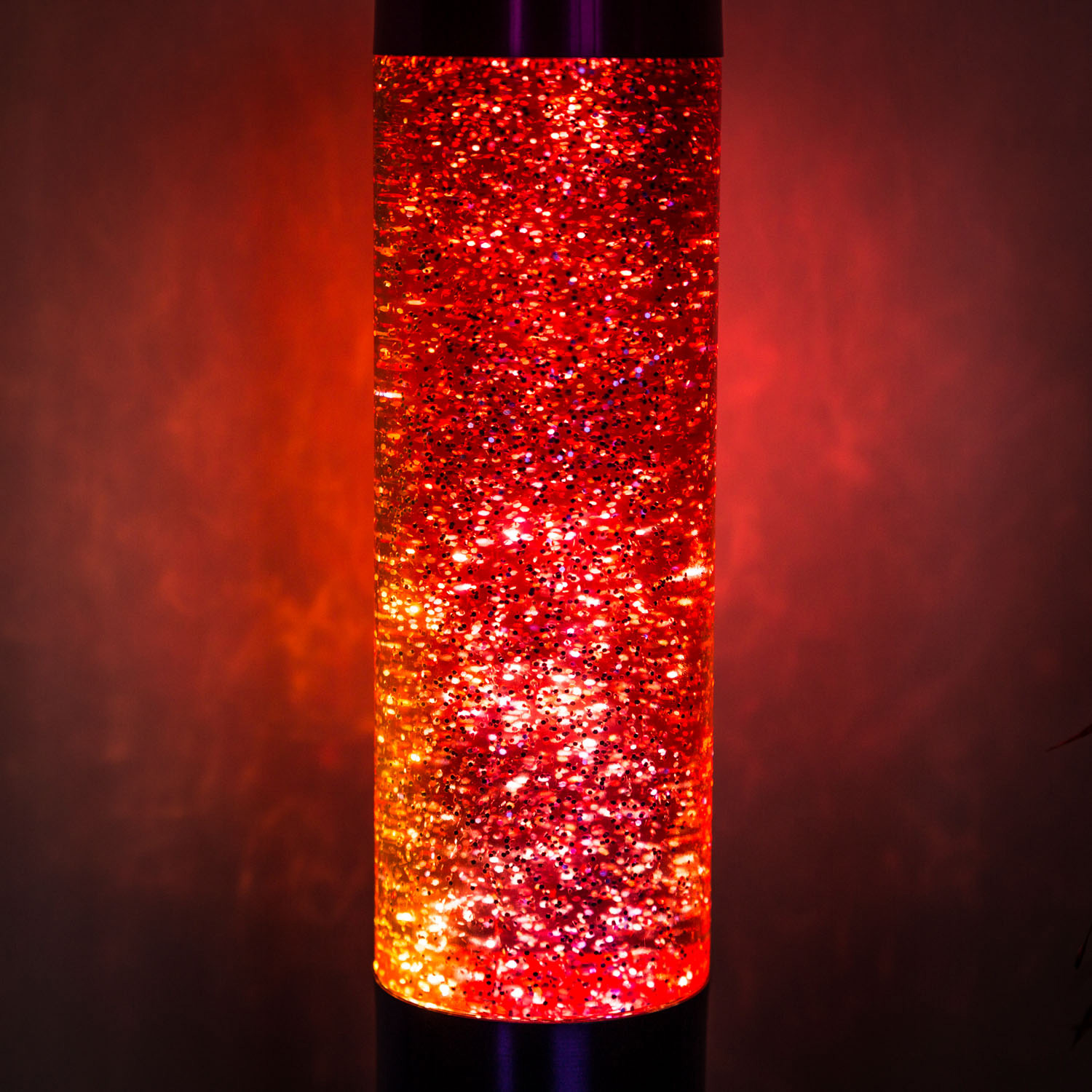 Regenbogen-Glitzer Lava-Lampe