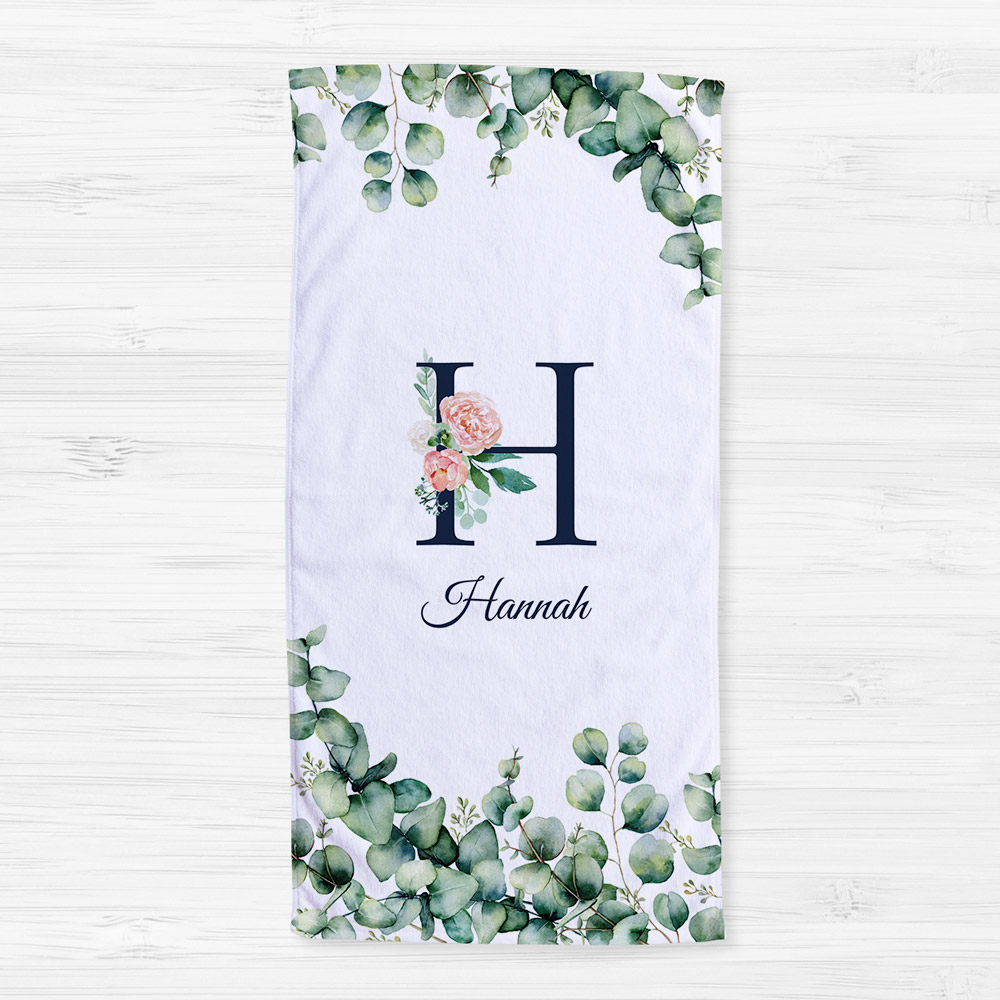 Personalisierbares Handtuch mit Monogramm