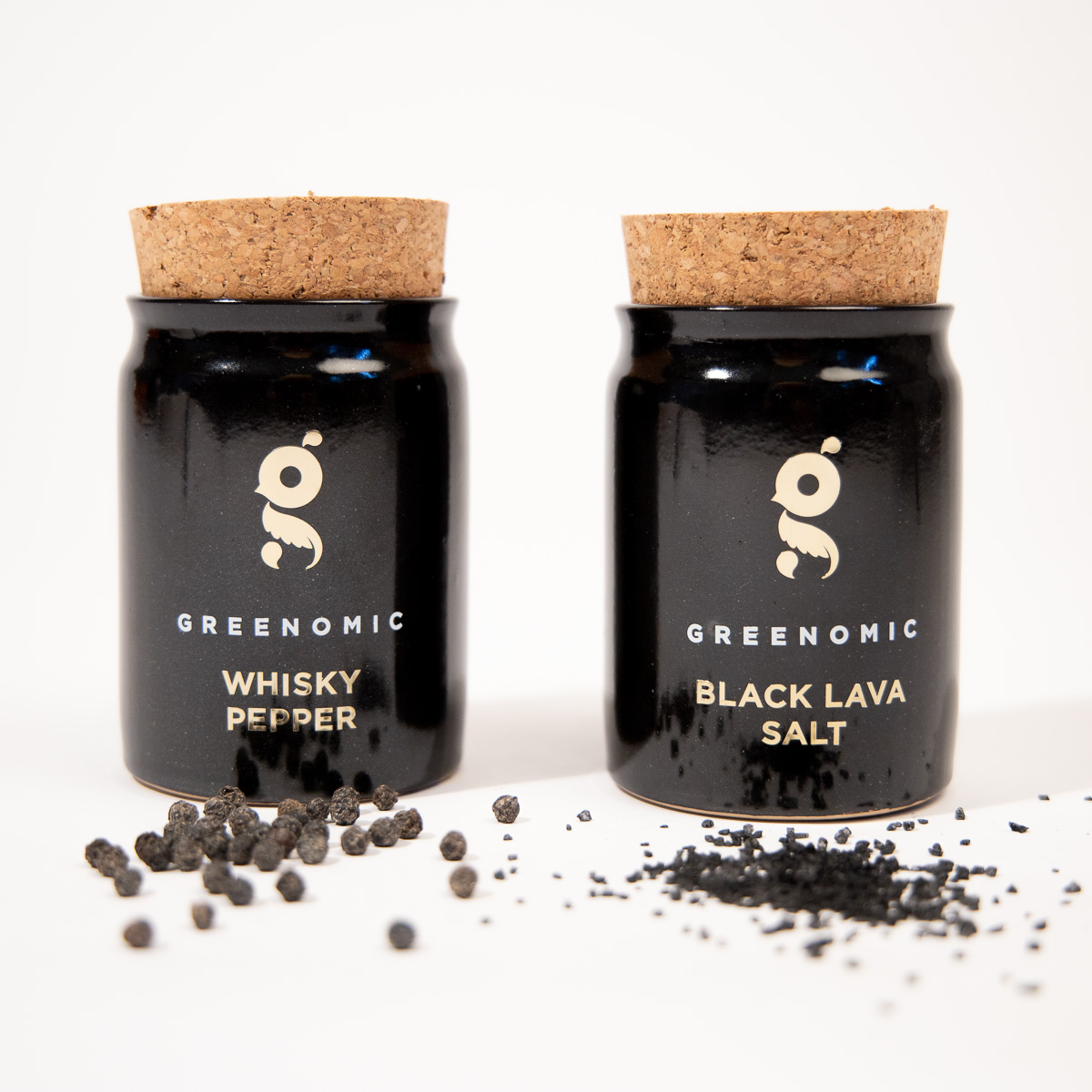 Black Lava Salz oder Whisky Pfeffer