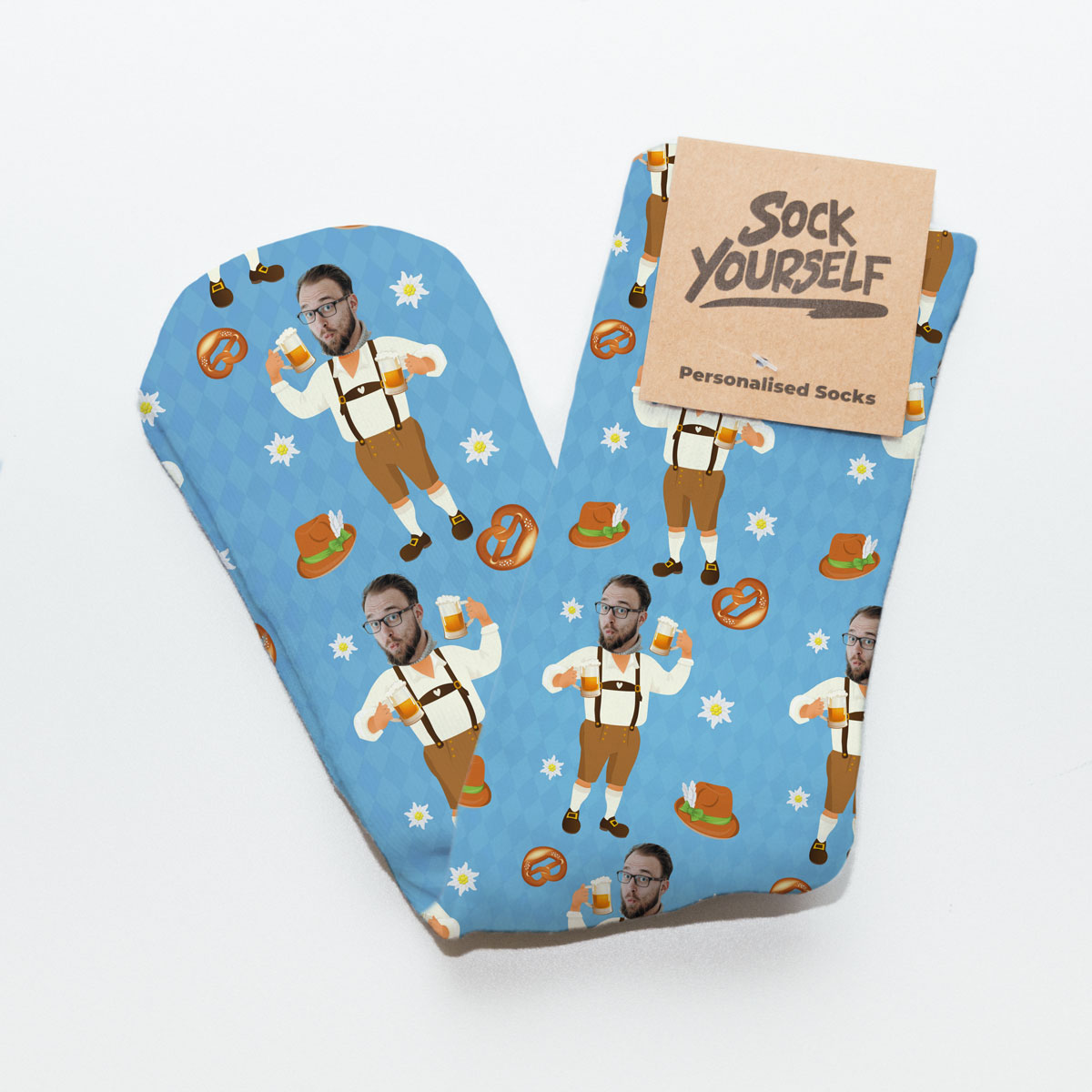 Personalisierbare Socken zum Oktoberfest, Fotogeschenk, Witzige Geschenke, Romantische Geschenke, Hochzeitsgeschenk, Geschenk, Geschenkidee
